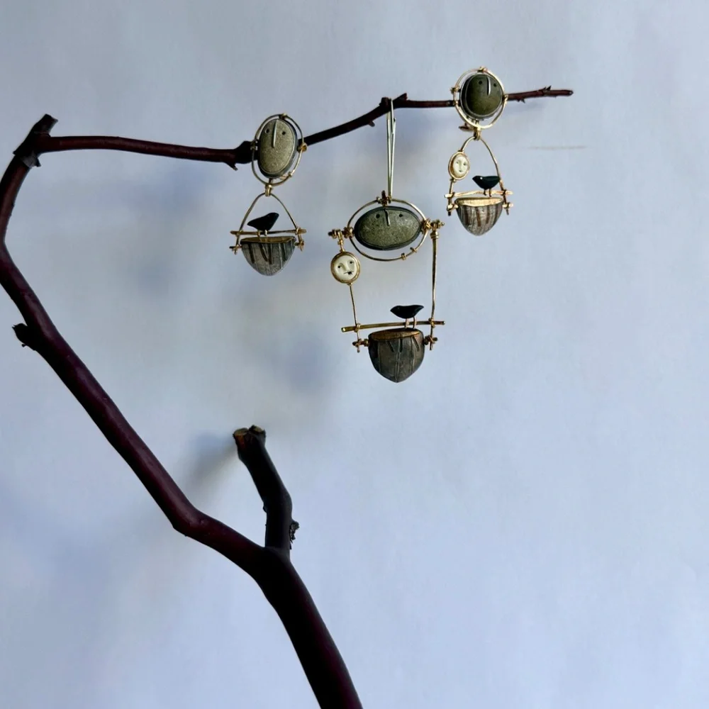 Carolyn Morris Bach Brooch and Earrings Set - Picture 6 of 15